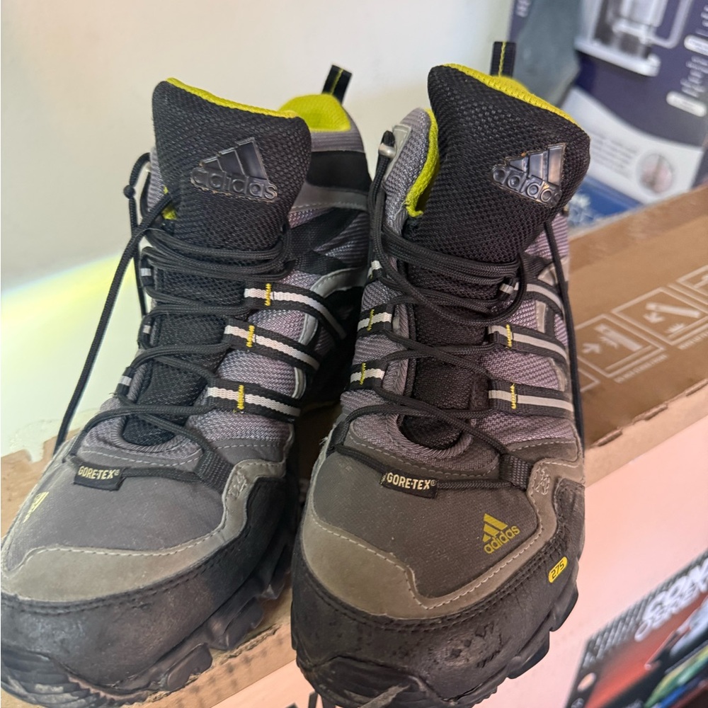 Adidas Terrex Outdoor Hiking Shoes - Black and Gray